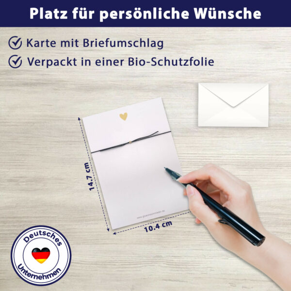 Apatit Armband mit Karte "Gute Besserung" – Bild 6