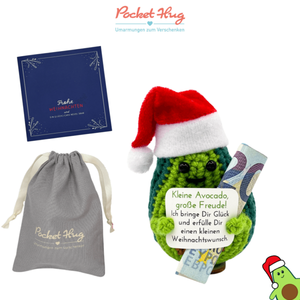 Positive Avocado Weihnachten Geldgeschenk