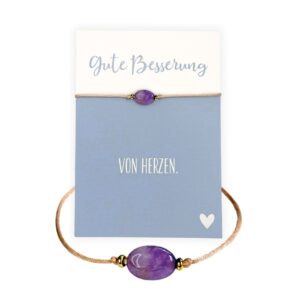 Amethyst Edelsteinarmband