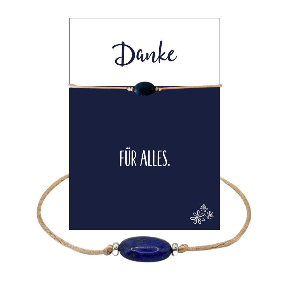 Lapislazuli Edelsteinarmband